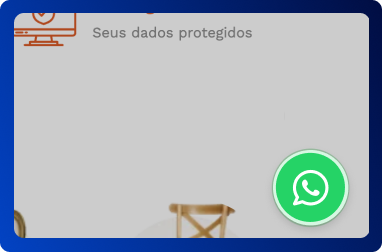 Recurso Botão do WhatsApp aplicado em uma loja criada no NBuilder